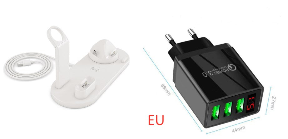 6 In 1 Wireless Charging Station – iPhone Charging Stand