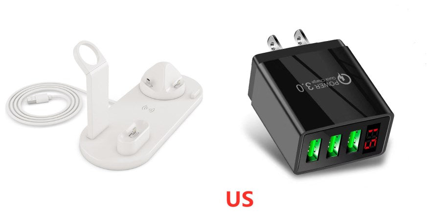 6 In 1 Wireless Charging Station – iPhone Charging Stand