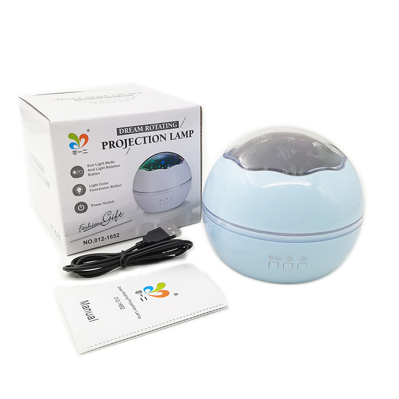 Baby Sleep Projector Light – USB Bedroom Ball Lamp