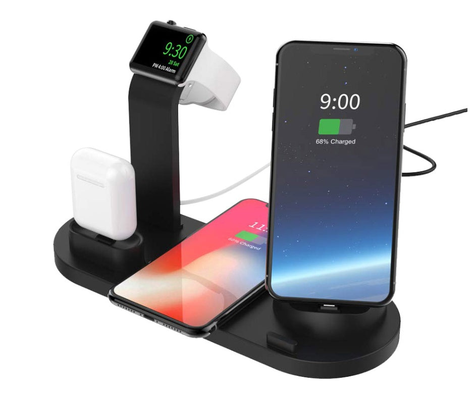 6 In 1 Wireless Charging Station – iPhone Charging Stand