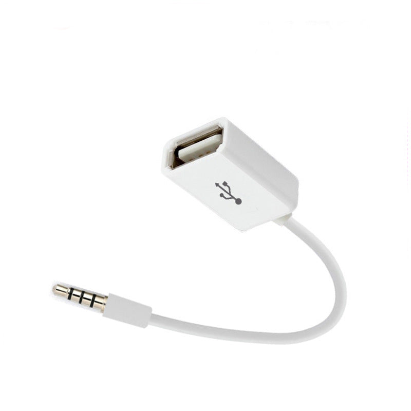 Car AUX USB Adapter Cable – 3.5mm Male to USB Converter