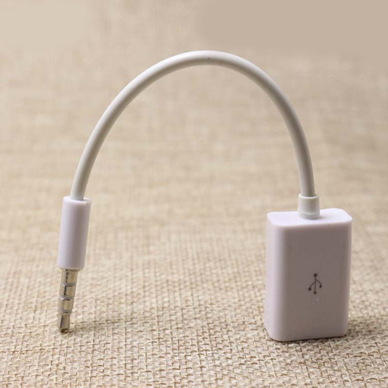 Car AUX USB Adapter Cable – 3.5mm Male to USB Converter