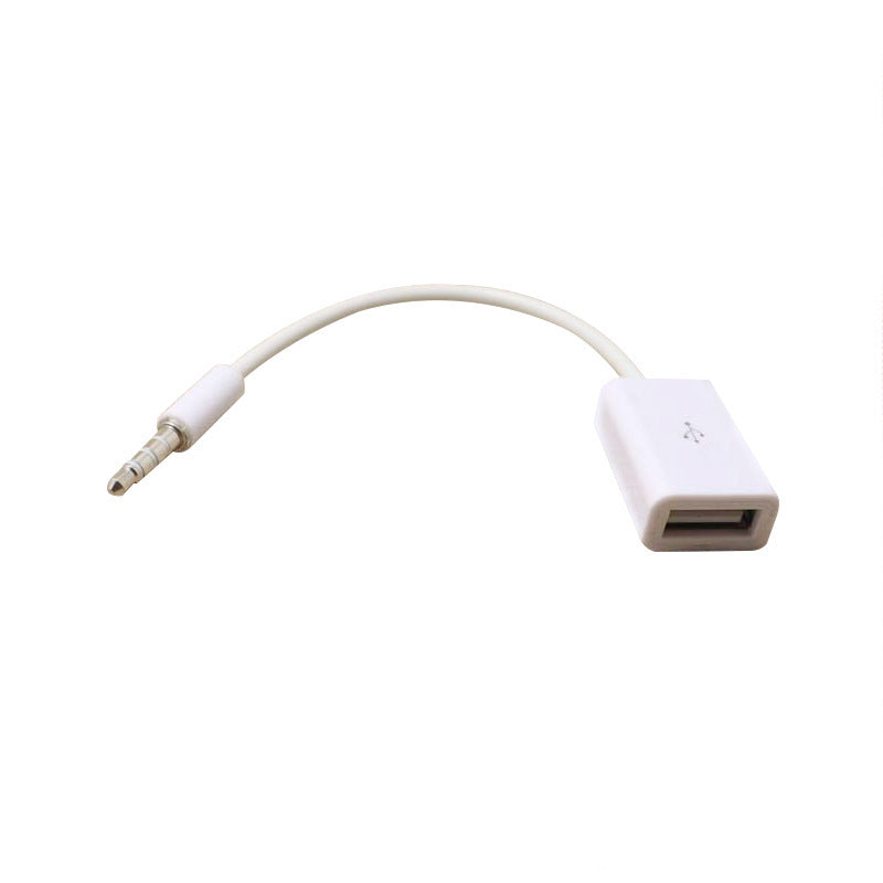 Car AUX USB Adapter Cable – 3.5mm Male to USB Converter