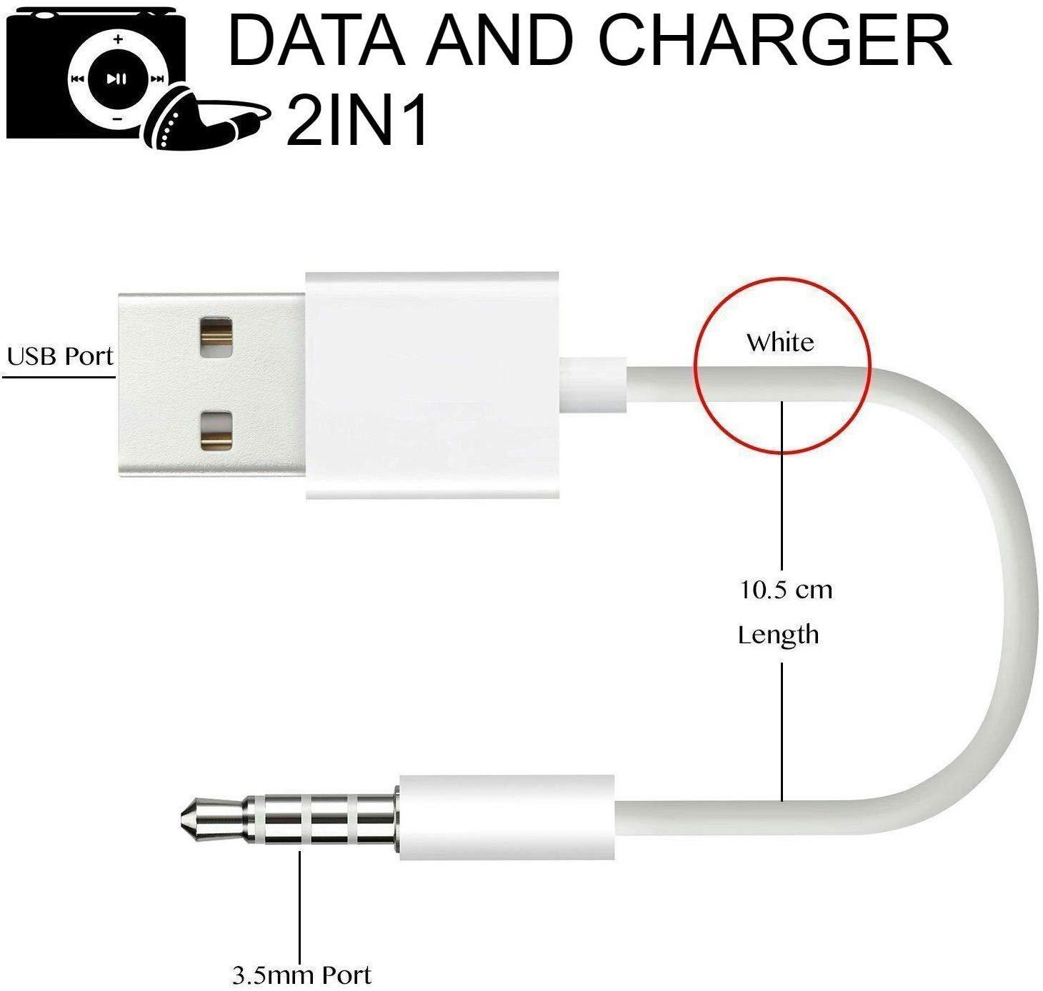 Car AUX USB Adapter Cable – 3.5mm Male to USB Converter