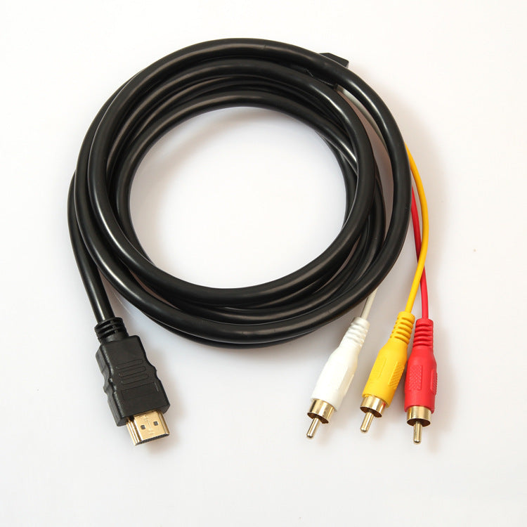 hdmi to rca adapter cable 3rca video converter cord