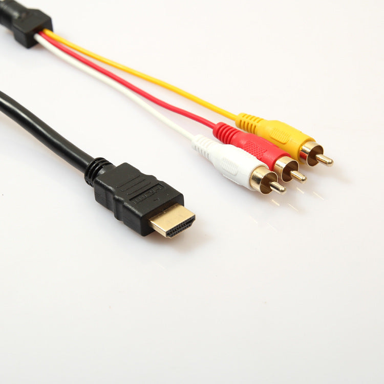 HDMI to RCA Adapter Cable – 3RCA Video Converter Cord