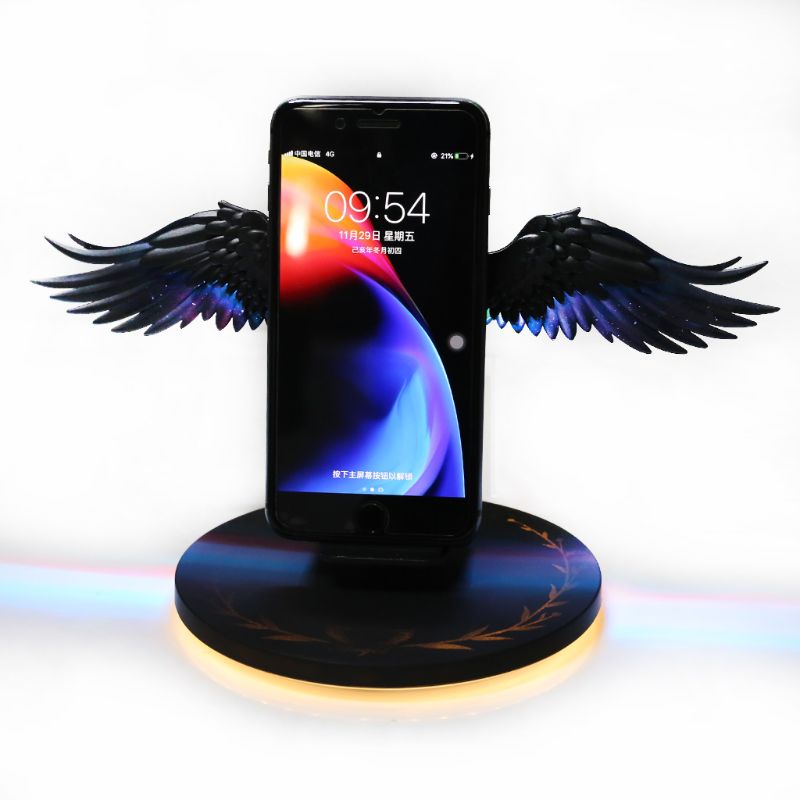 Angel Wings Wireless Charger – Fast Charging Phone Stand