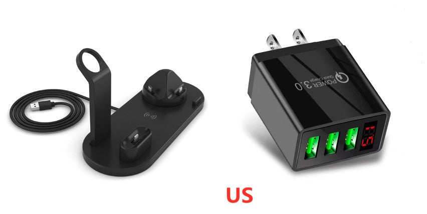 6 In 1 Wireless Charging Station – iPhone Charging Stand