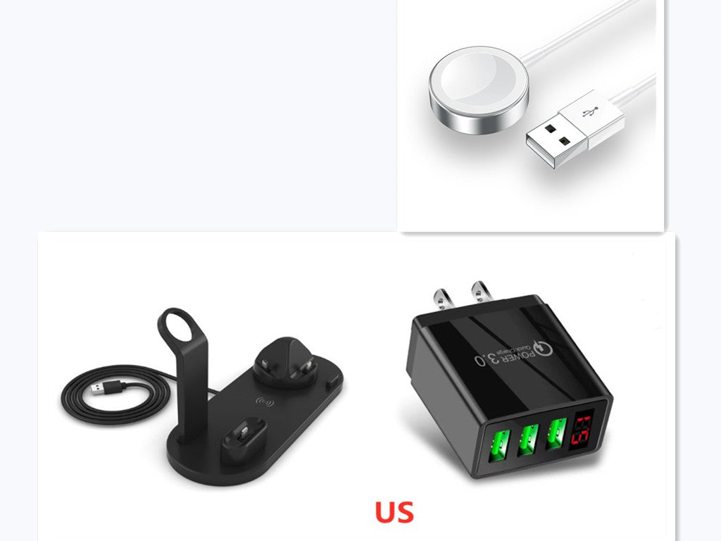6 In 1 Wireless Charging Station – iPhone Charging Stand