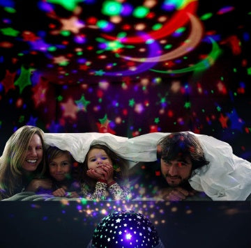Baby Sleep Projector Light – USB Bedroom Ball Lamp