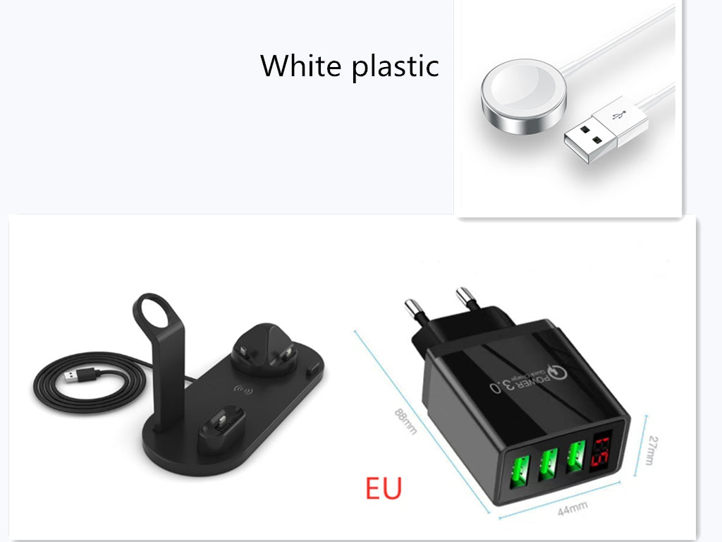 6 In 1 Wireless Charging Station – iPhone Charging Stand
