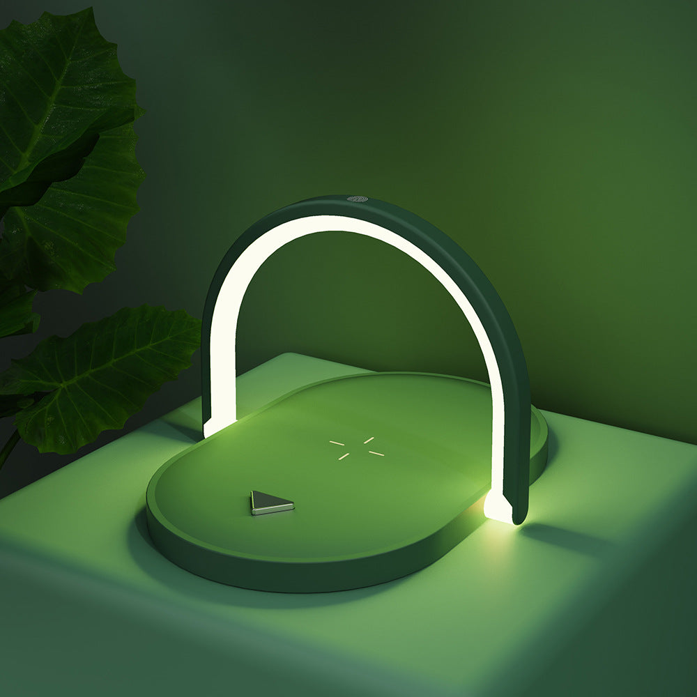 3 In 1 Wireless Charging Station – LED Table Lamp Charger