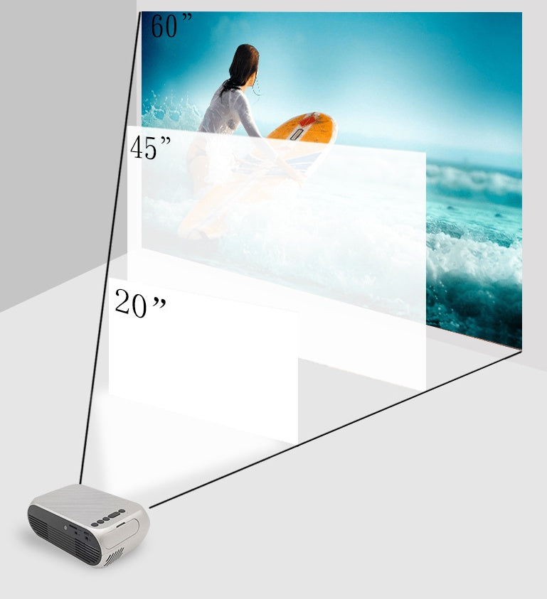 1080P Mini Projector – HD Home Pico Portable Projector
