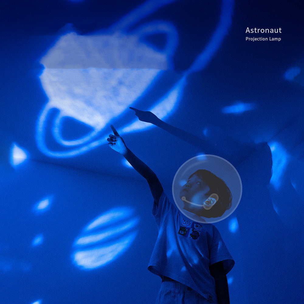 Astronaut Galaxy Projector Lamp – Star Night Light Decor
