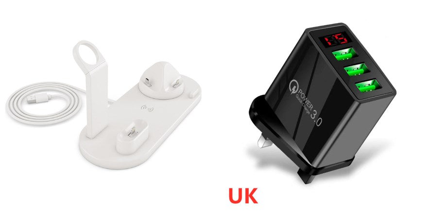 6 In 1 Wireless Charging Station – iPhone Charging Stand