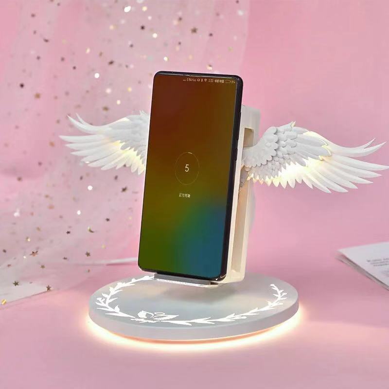 Angel Wings Wireless Charger – Fast Charging Phone Stand