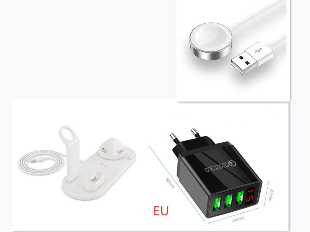6 In 1 Wireless Charging Station – iPhone Charging Stand