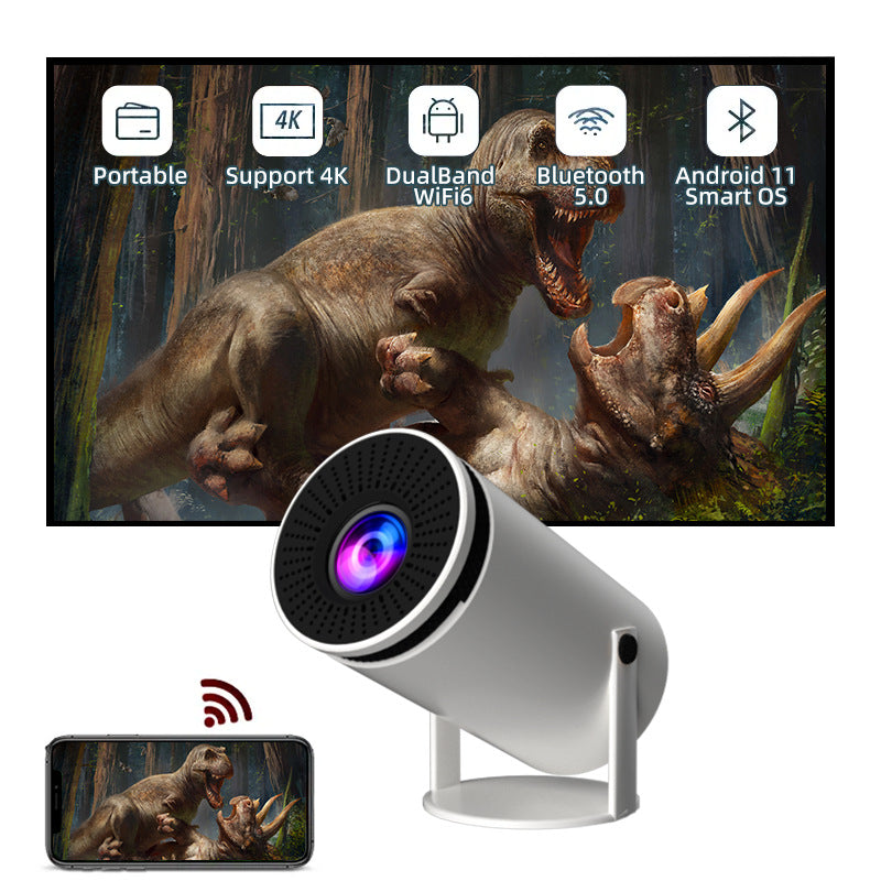 Smart Projector for Home AnzhuoHD HD Mini Projector