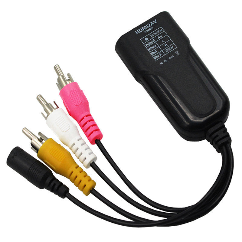 HDMI to RCA Adapter Cable – 3RCA Video Converter Cord