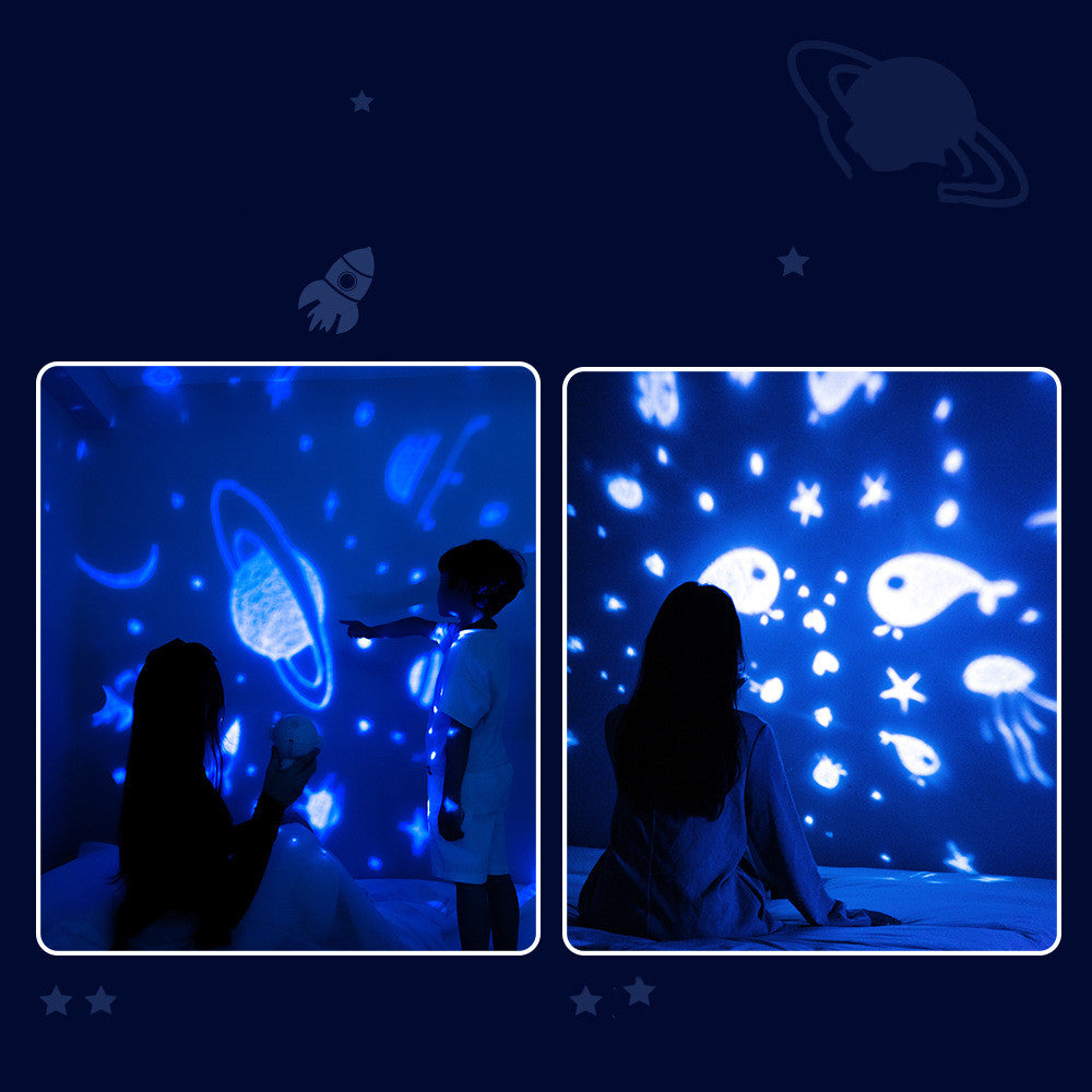 Astronaut Galaxy Projector Lamp – Star Night Light Decor