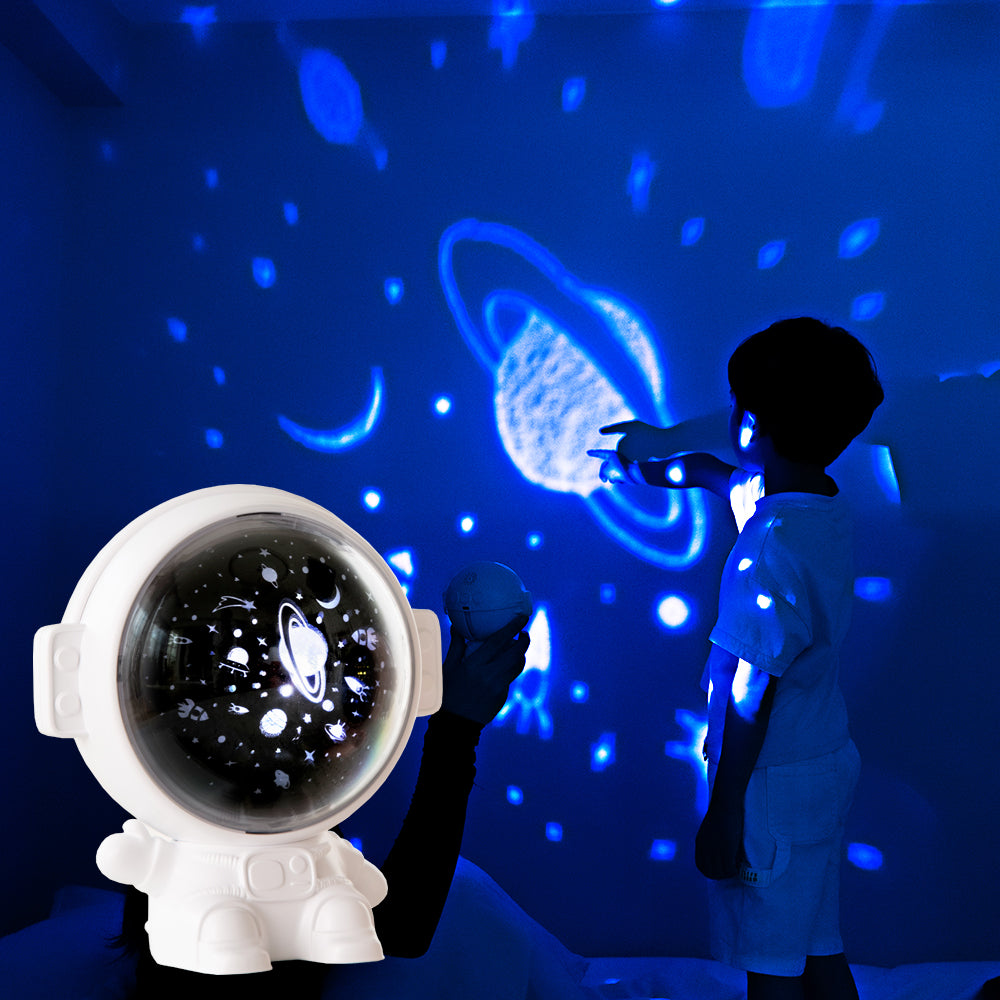 Astronaut Galaxy Projector Lamp – Star Night Light Decor